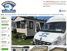 Tablet Screenshot of caravan-window-fitters.co.uk